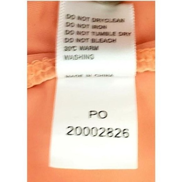 Tempt Me NWT Women's Coral High Waist Bikini Swimsuit Floral Patchwork Stretch M - Picture 6 of 6